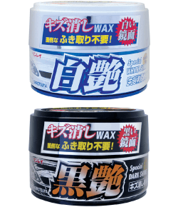 リンレイ キズ消しWAX ふき取り不要 白艶＆黒艶