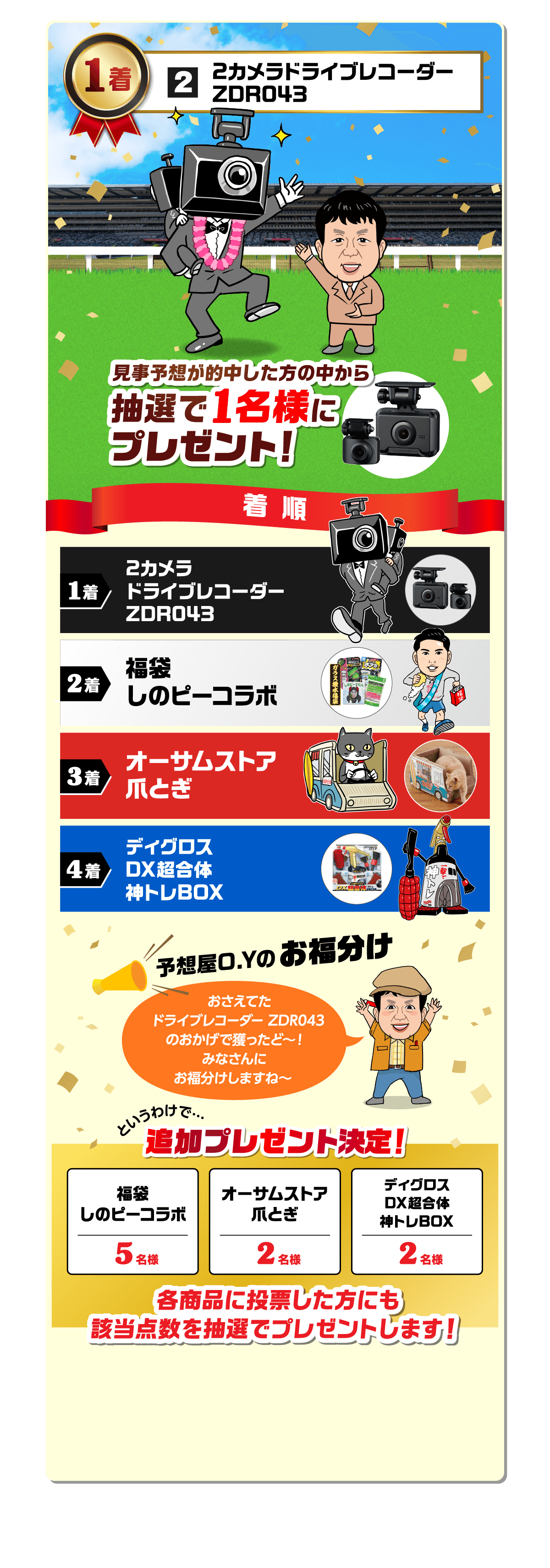 2024年ジェームス初売りセールで一番アツいのは？！みなさんの投票で一番人気を決定します！