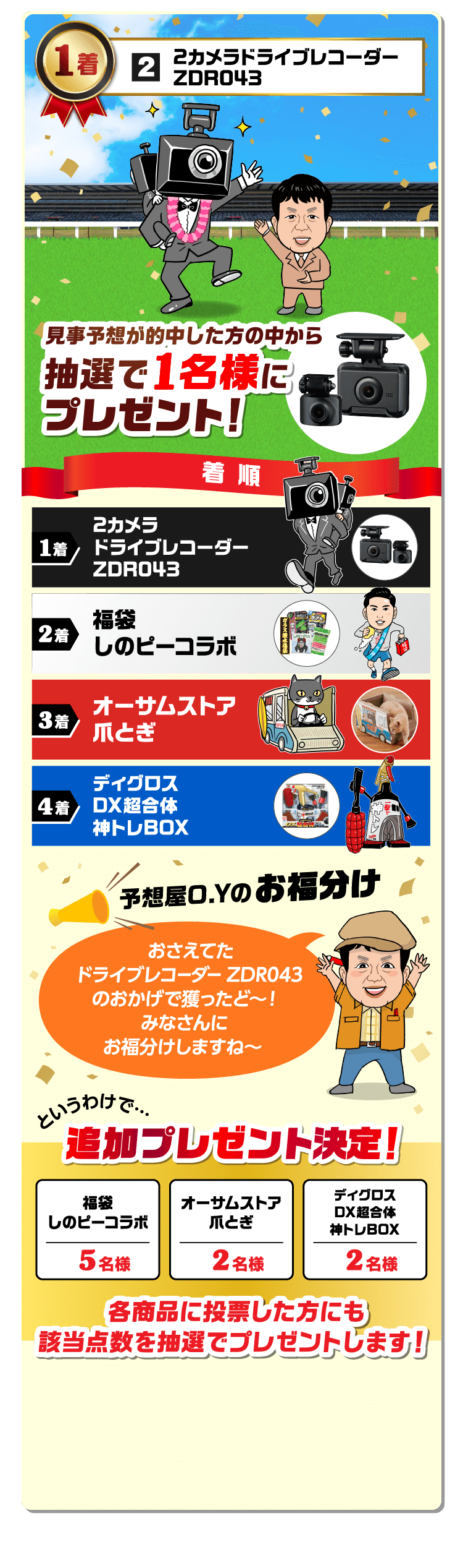 2024年ジェームス初売りセールで一番アツいのは？！みなさんの投票で一番人気を決定します！