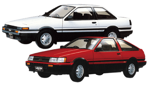 AE86　カローラレビン・スプリンタートレノ